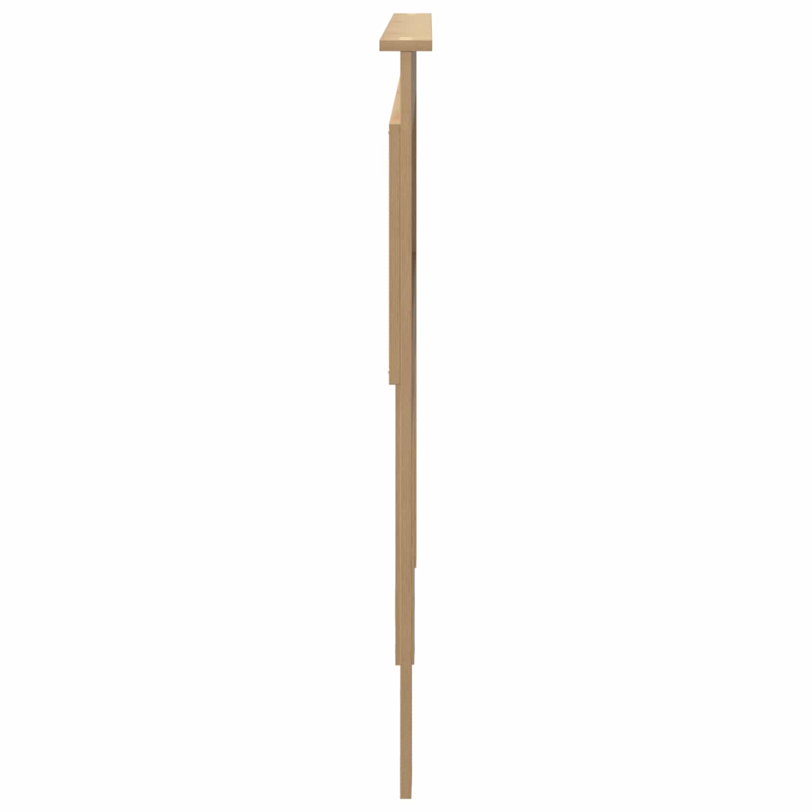 vidaXL Kopfteil mit Kopfteil Artisan-Eiche 160 cm Holzwerkstoff