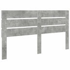 vidaXL Kopfteil Beton Grau Holzwerkstoff