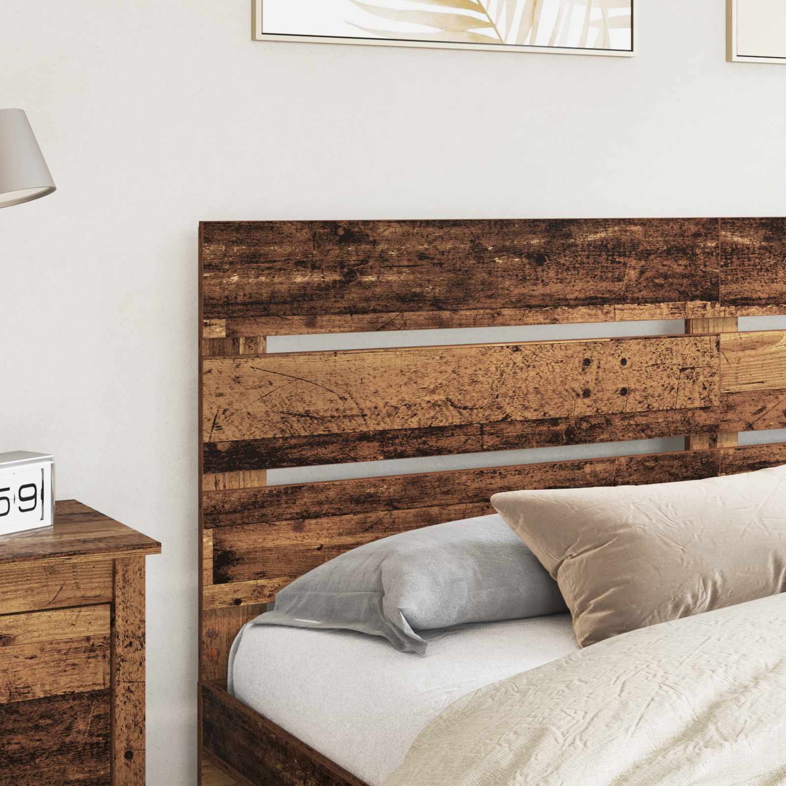 vidaXL Kopfteil Altholz Holzwerkstoff
