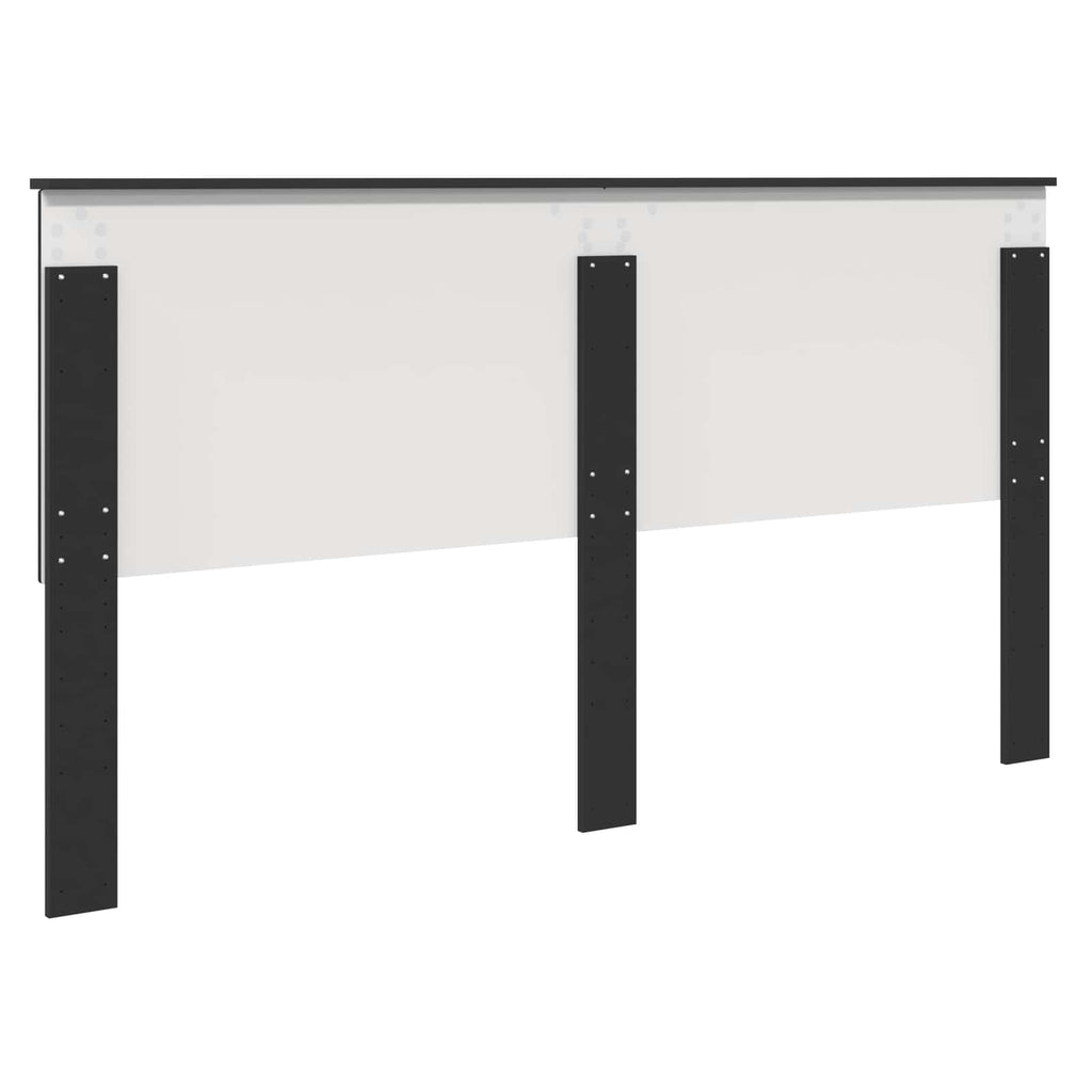 vidaXL Kopfteil Schwarze Eiche 100 cm Holzwerkstoff