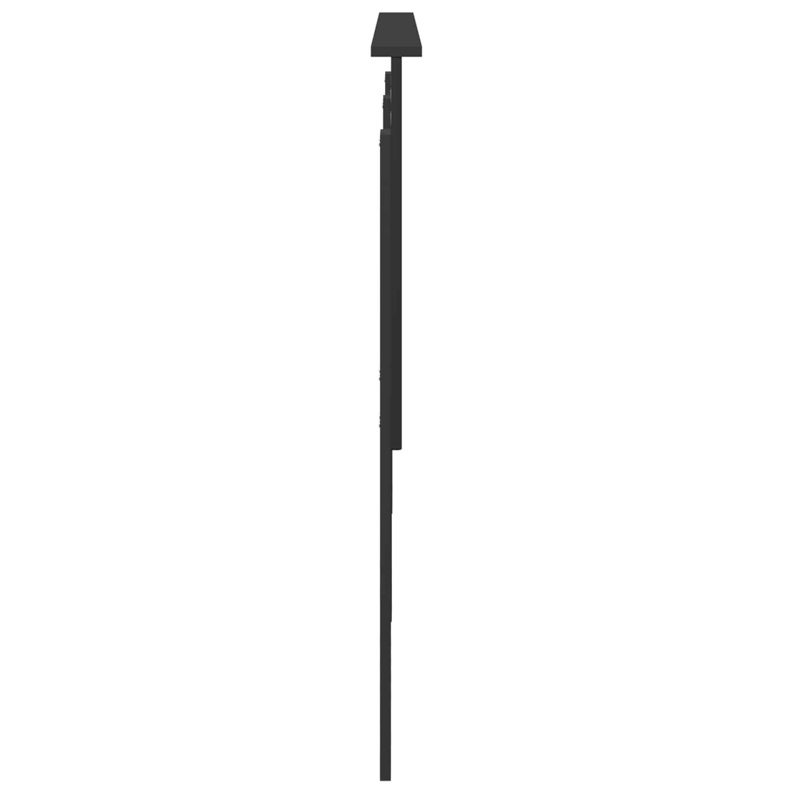 vidaXL Kopfteil Schwarze Eiche 100 cm Holzwerkstoff
