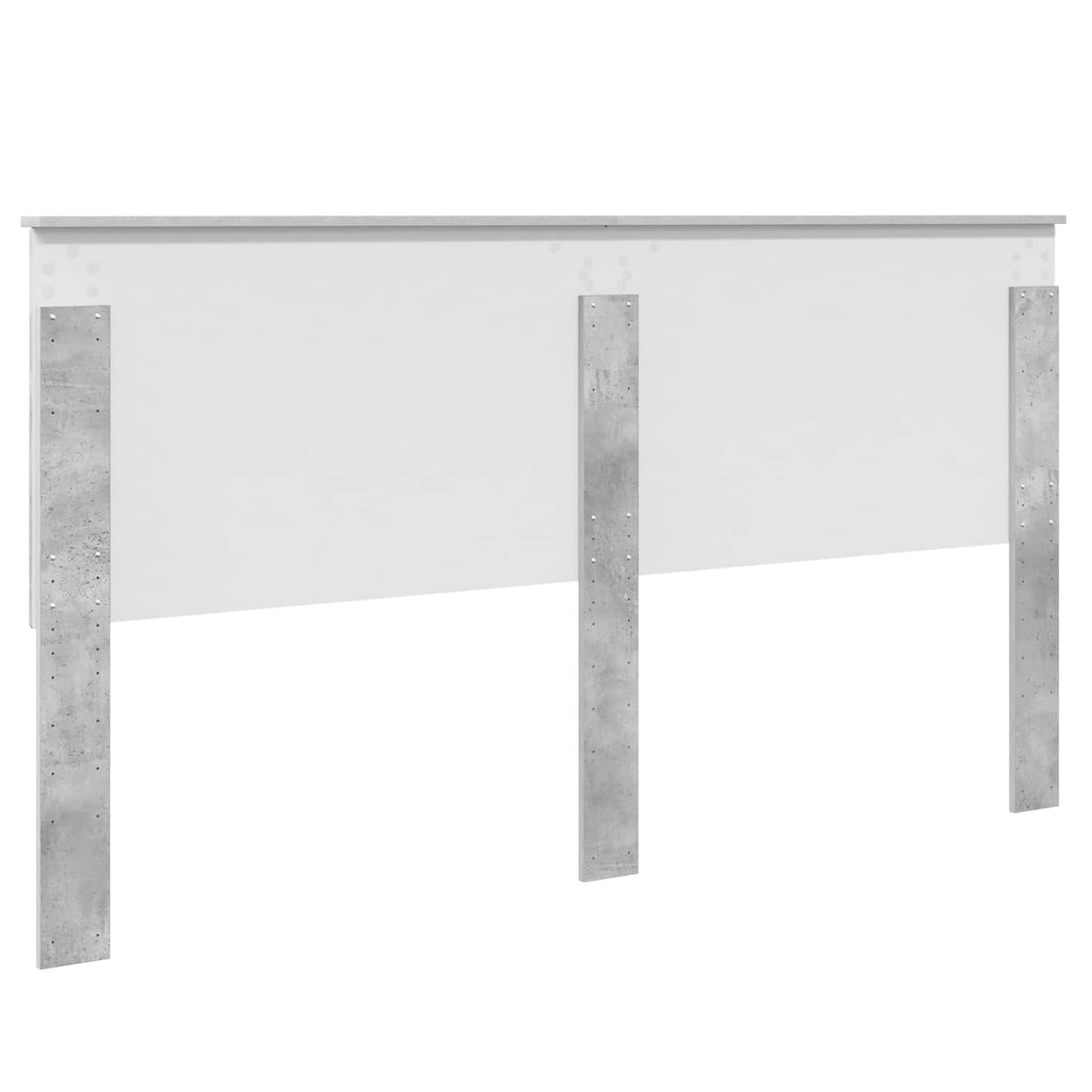 vidaXL Kopfteil Betongrau 100 cm Holzwerkstoff