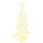 vidaXL Weihnachtsbaum mit 160 LEDs Warmweiß 150 cm Acryl
