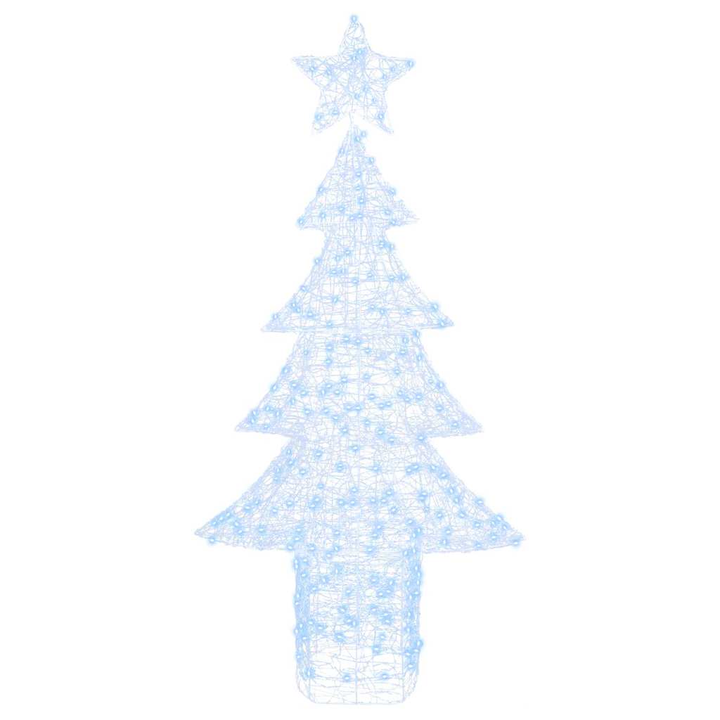 vidaXL Weihnachtsbaum mit 240 LEDs Kaltweiß 180 cm Acryl
