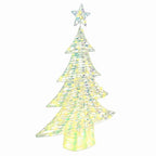 vidaXL Weihnachtsbaum mit 120 LEDs Warmweiß 120,5 cm PET