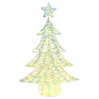 vidaXL Weihnachtsbaum mit 120 LEDs Warmweiß 120,5 cm PET