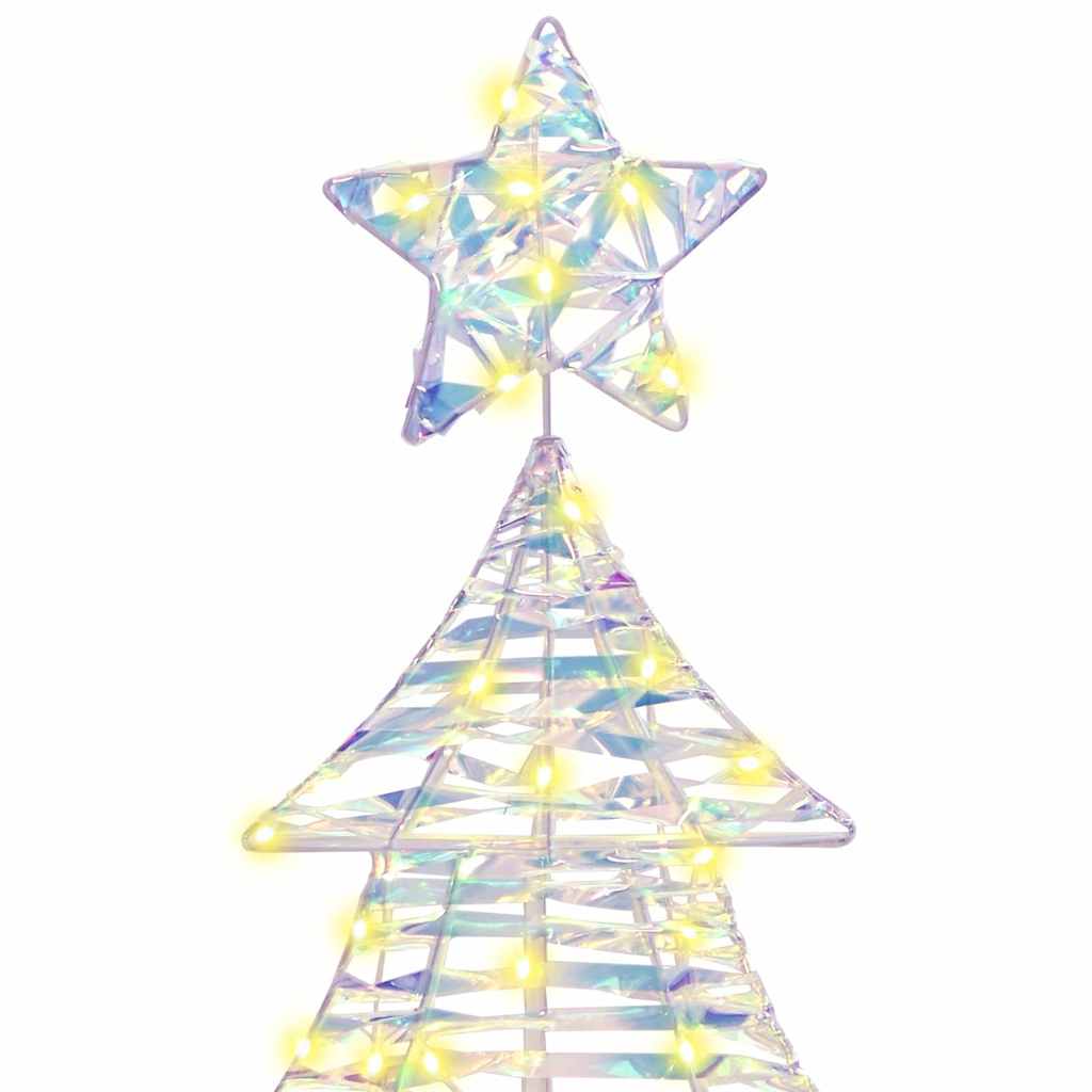 vidaXL Weihnachtsbaum mit 160 LEDs Warmweiß 150 cm PET