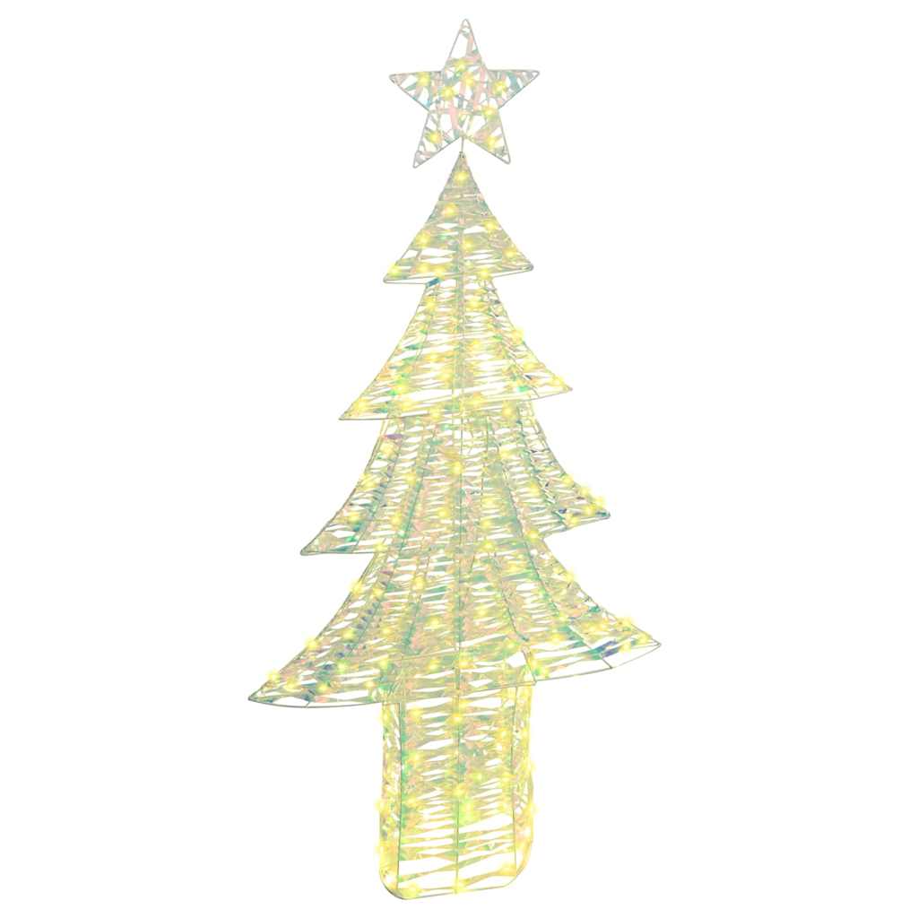 vidaXL Weihnachtsbaum mit 240 LEDs Warmweiß 181 cm PET