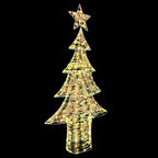 vidaXL Weihnachtsbaum mit 240 LEDs Warmweiß 181 cm PET