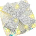 vidaXL Geschenkbox mit 60 LEDs 3 pcs Warmweiß 20 x 20 x 20 cm PET