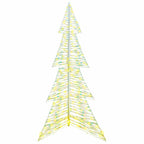 vidaXL Weihnachtsbaum mit 240 LEDs Warmes Weiß 180 cm PET
