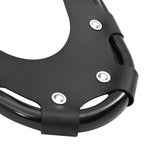 vidaXL 3 in 1 Schneeschuhe Schwarz 53,5 x 21 cm Aluminium und HDPE