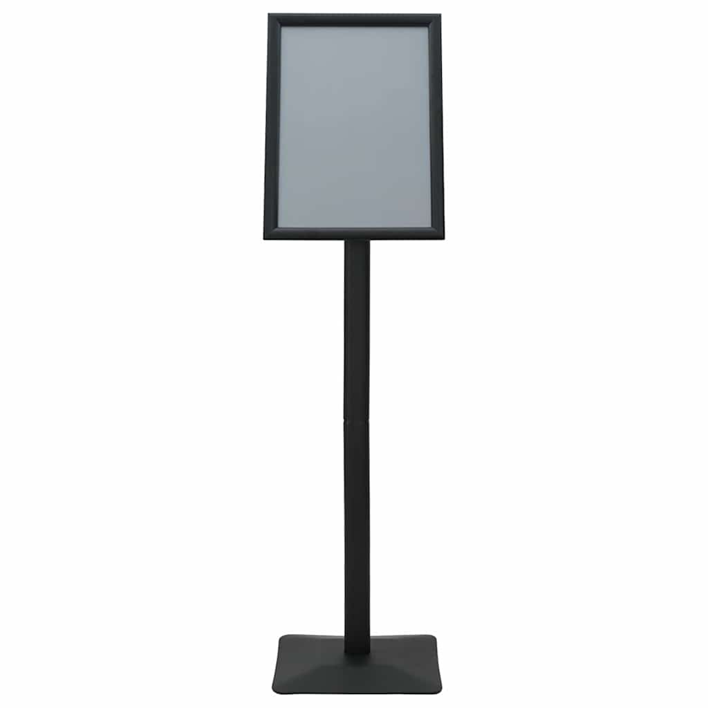 vidaXL Podest-Posterständer Silber A3 Gusseisen
