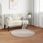 vidaXL Rutschfester Teppich aus Kunstkaninchenfell OLITE Beige