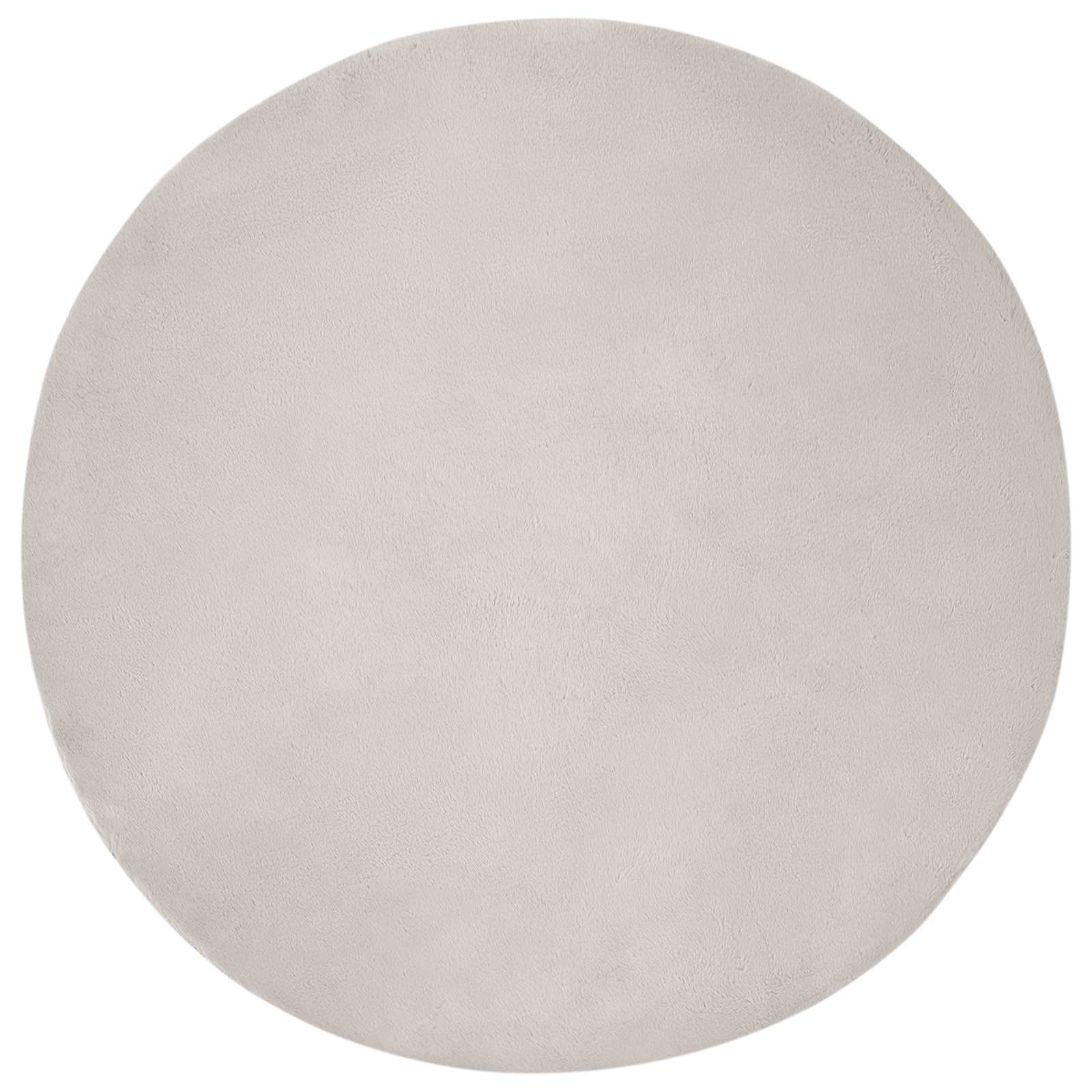 vidaXL Rutschfester Teppich aus Kunstkaninchenfell OLITE Beige