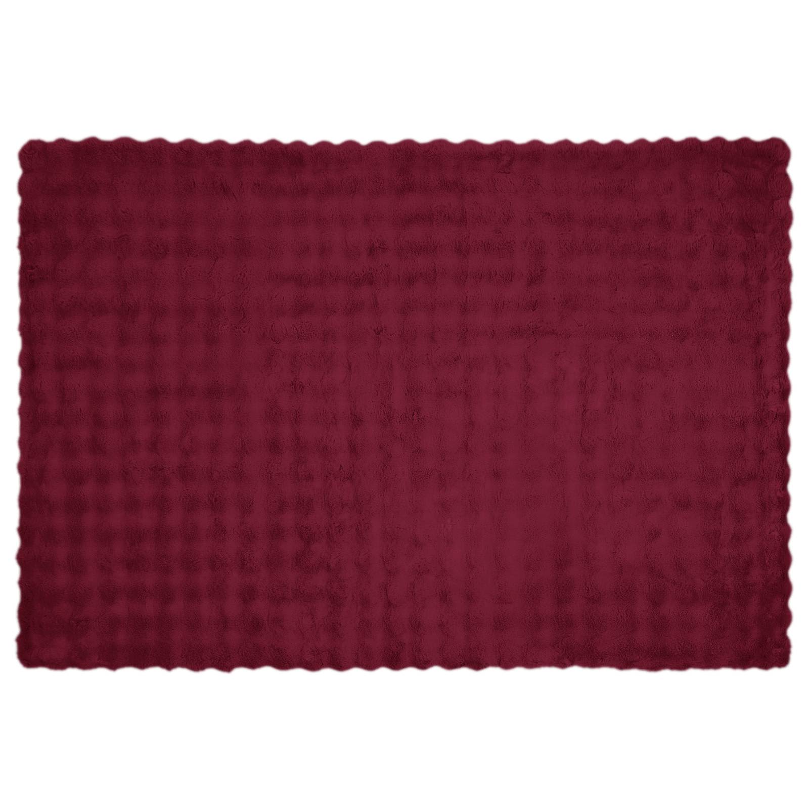 vidaXL Rutschfeste Decke aus Kunstkaninchenfell Olite 4 pcs Polyester