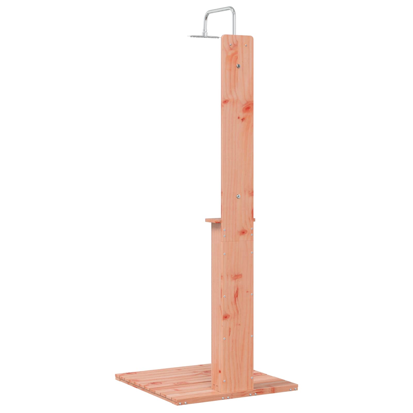 vidaXL Outdoor-Dusche Natur 75 x 76 x 217 cm Massives Douglasienholz