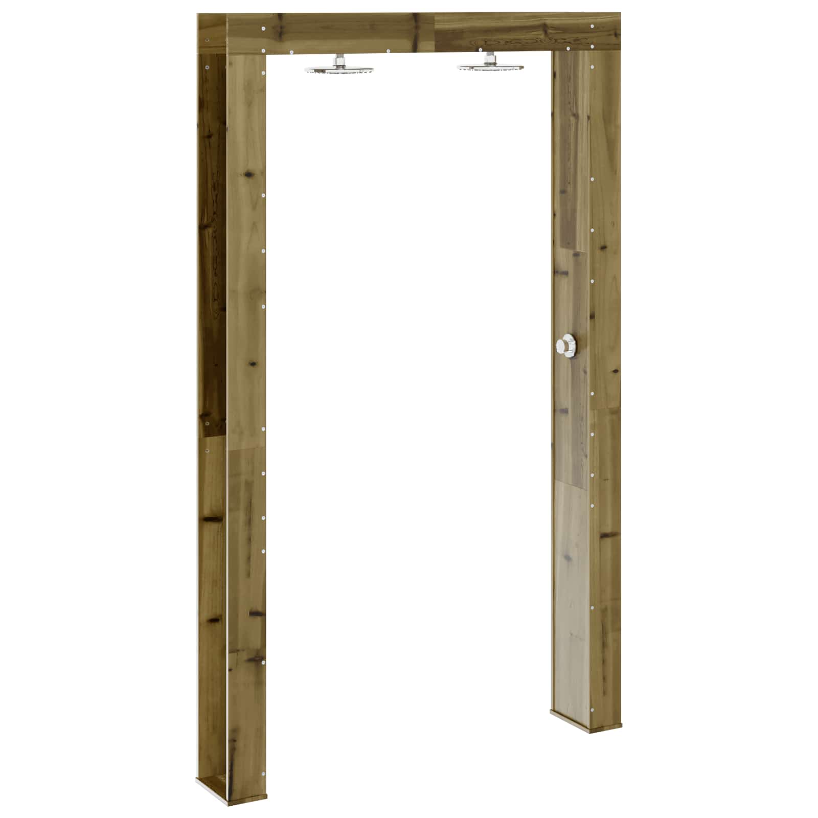 vidaXL Outdoor-Dusche Natur 137 x 23 x 226 cm