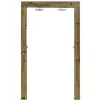 vidaXL Outdoor-Dusche Natur 137 x 23 x 226 cm