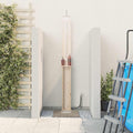 vidaXL Outdoor-Dusche 246 cm Massivholz Kiefer und Edelstahl Natur