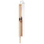 vidaXL Outdoor-Dusche 246 cm Massivholz Kiefer und Edelstahl Natur