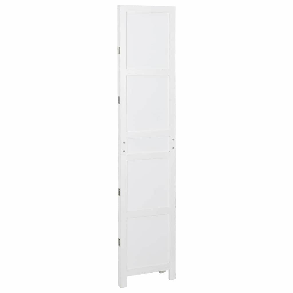 vidaXL Romdivider-Panel Weiß 106 x 165 cm MDF