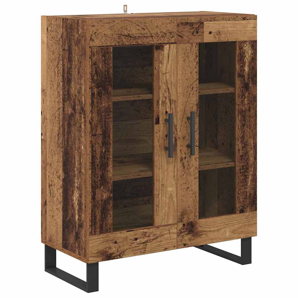 vidaXL Highboard 2 pcs Altholz 69,5 x 34 x 180 cm