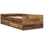 vidaXL Bettrahmen Altholz 100 x 200 cm Massives Kiefernholz