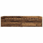 vidaXL Bettrahmen Altholz 100 x 200 cm Massives Kiefernholz