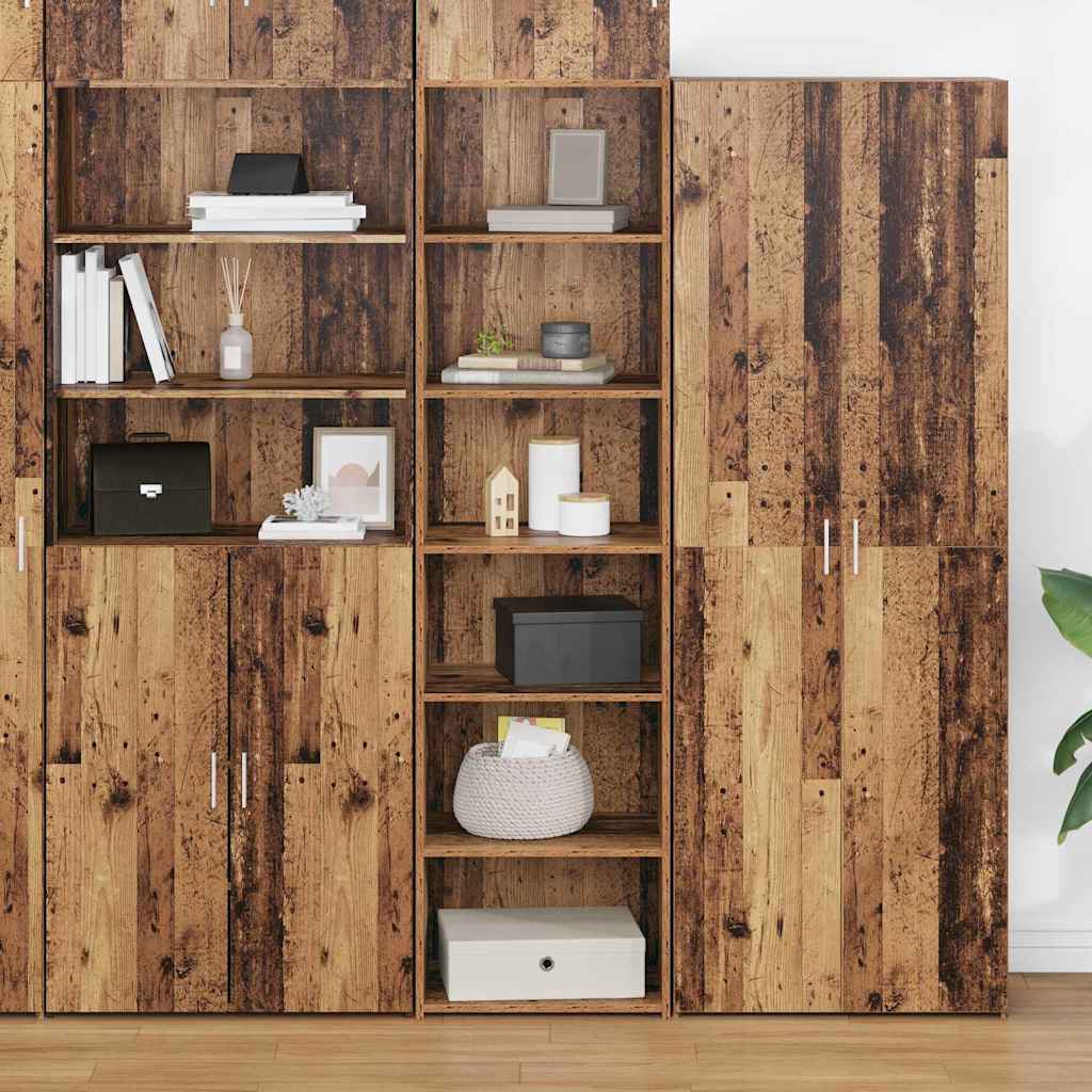 vidaXL Schrank Altholz 50 x 41 x 185 cm Holzwerkstoff