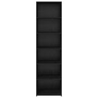vidaXL Schrank Schwarz Eichen-Optik 50 x 41 x 185 cm Holzwerkstoff