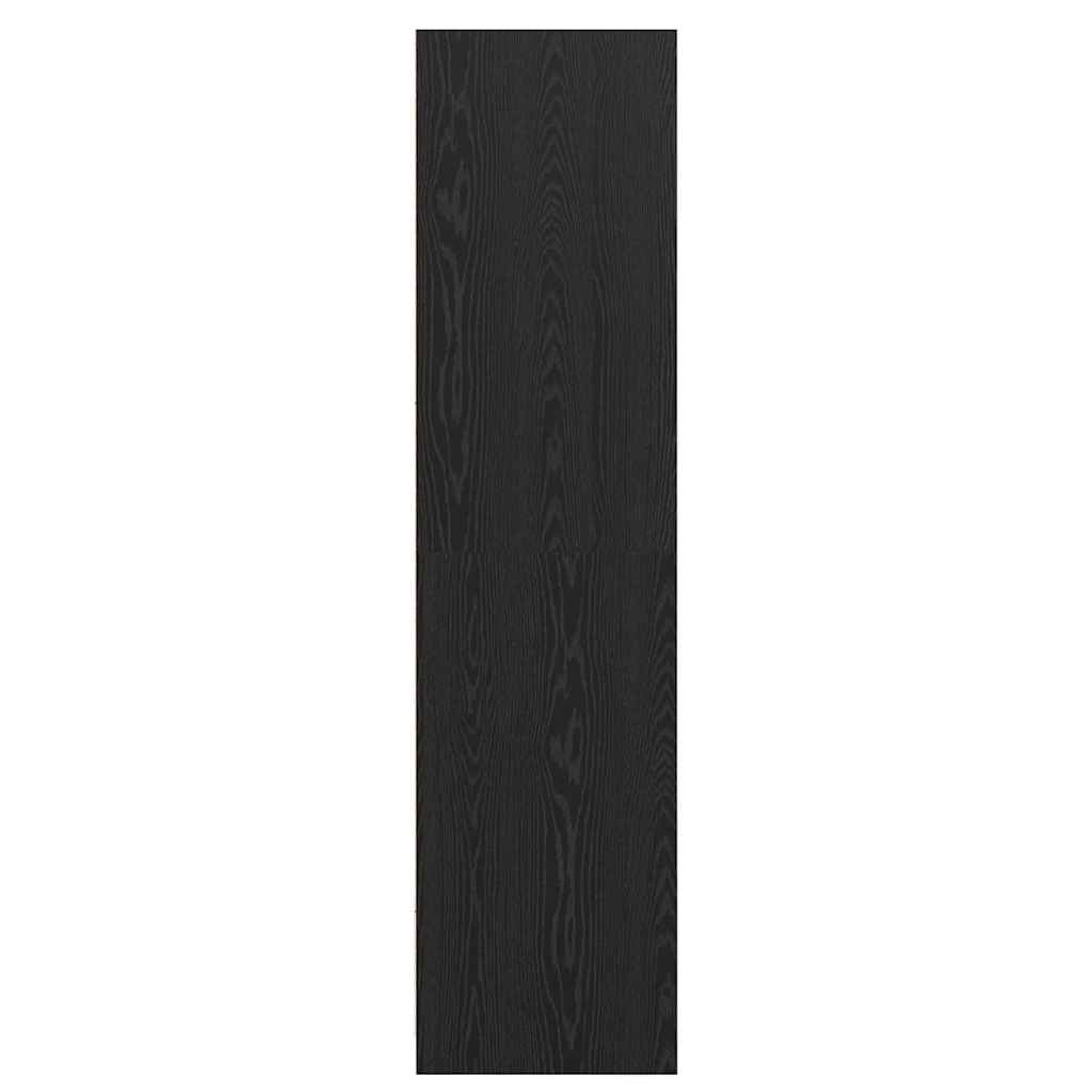 vidaXL Kleiderschrank mit Regal Schwarz Eichen-Optik 50 x 30 x 200 cm