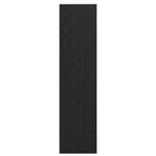 vidaXL Kleiderschrank mit Regal Schwarz Eichen-Optik 50 x 30 x 200 cm