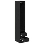 vidaXL Kleiderschrank Schwarz Eichen-Optik 50 x 30 x 200 cm