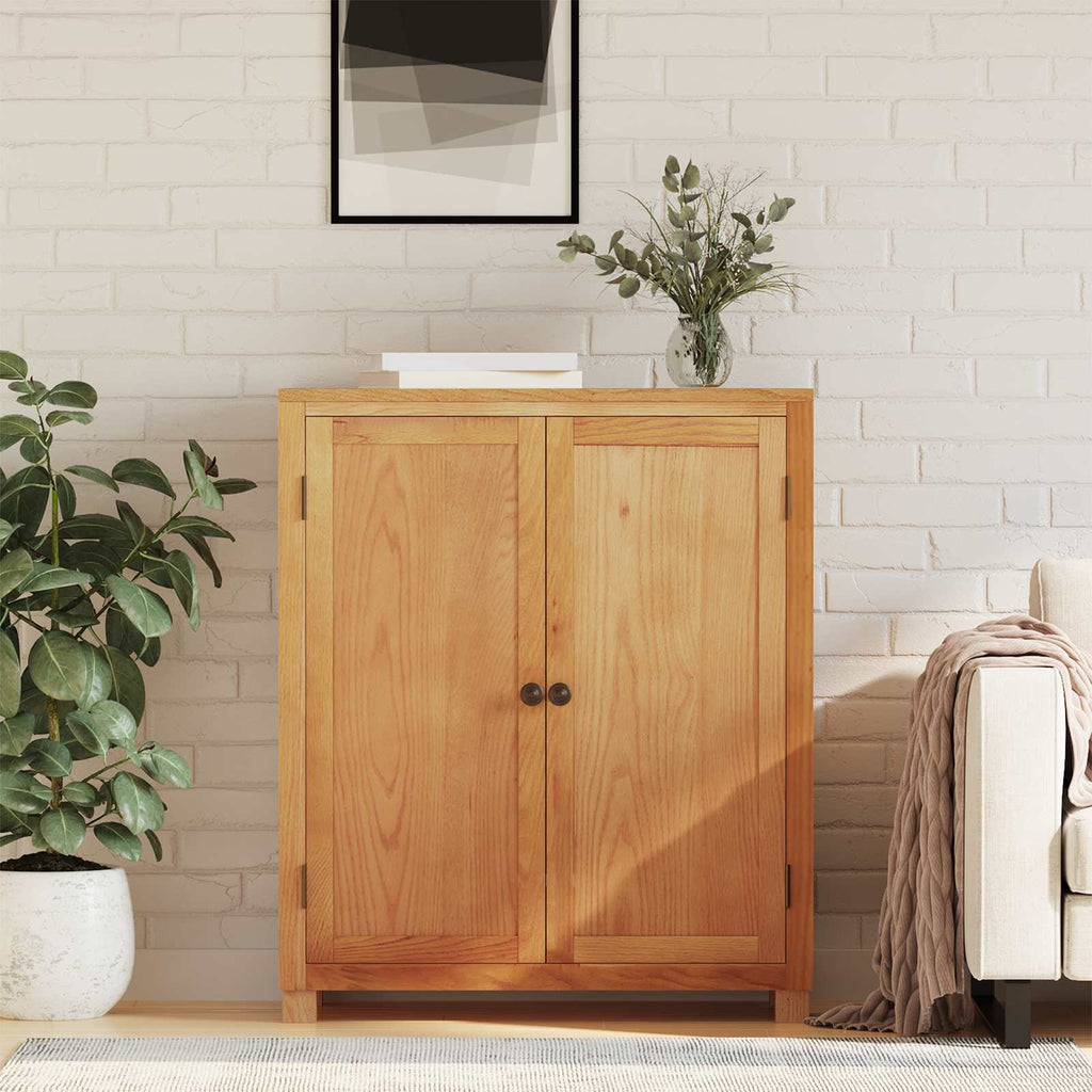vidaXL Schrank mit Speicher mit Tür Braun Holzwerkstoff