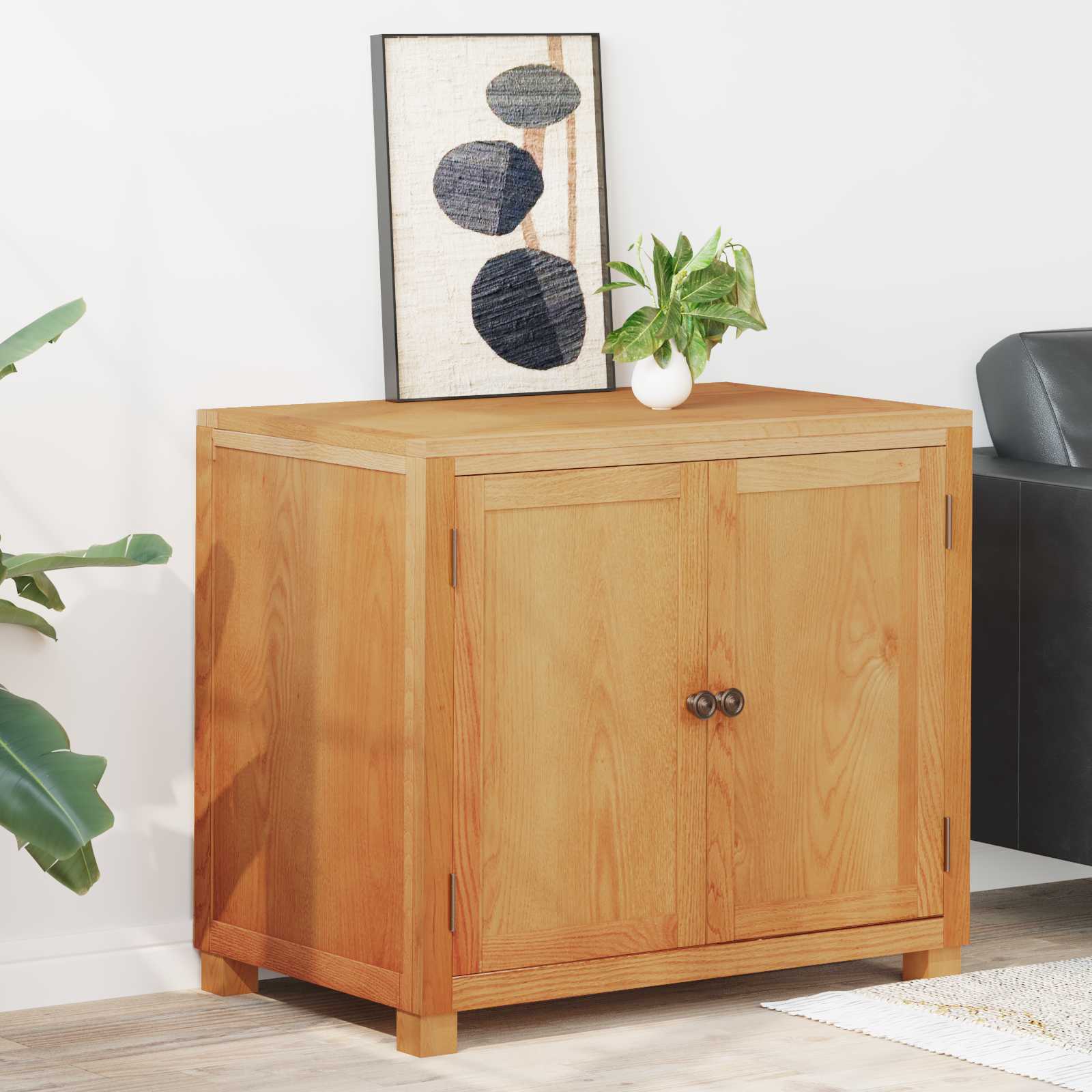vidaXL Schrank mit Speicher Braun Holzwerkstoff