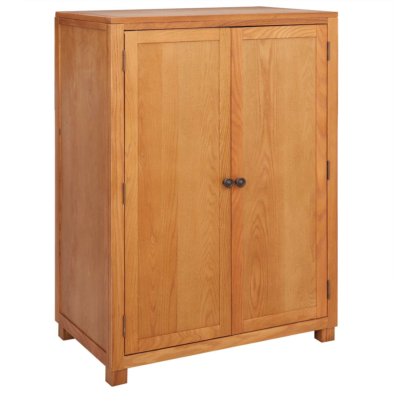 vidaXL Kleiderschrank mit Speicher mit Tür Braun Holzwerkstoff