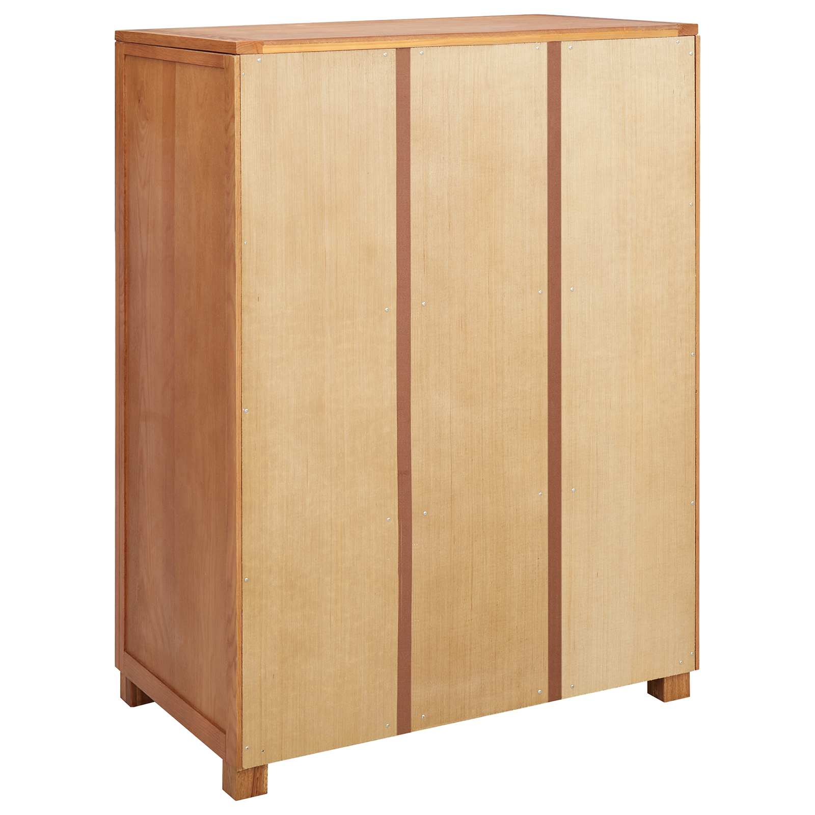 vidaXL Kleiderschrank mit Speicher mit Tür Braun Holzwerkstoff
