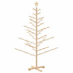 vidaXL Holz Weihnachtsbaum Natur 150 cm Massives Kiefernholz