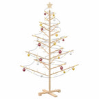 vidaXL Holz Weihnachtsbaum Natur 150 cm Massives Kiefernholz