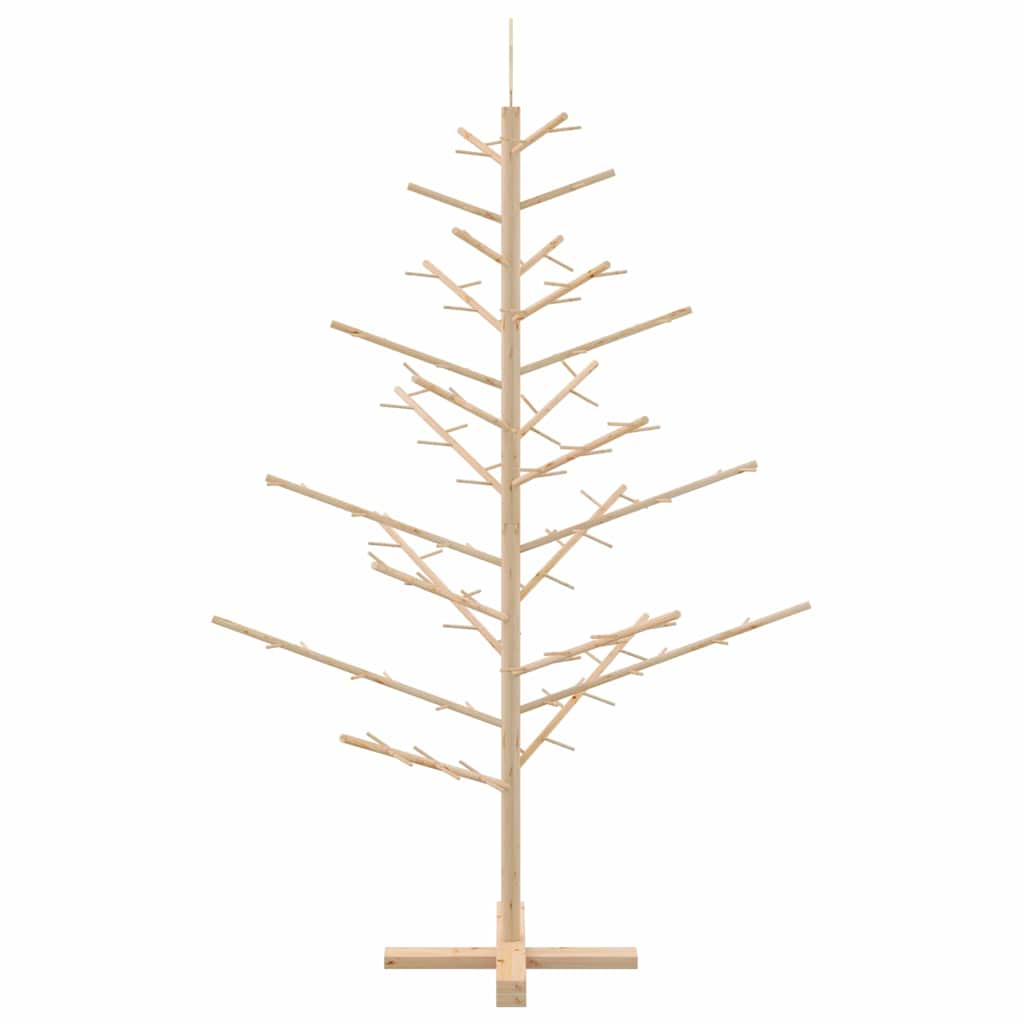 vidaXL Holz Weihnachtsbaum Natur 150 cm Massives Kiefernholz