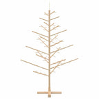 vidaXL Holz Weihnachtsbaum Natur 150 cm Massives Kiefernholz