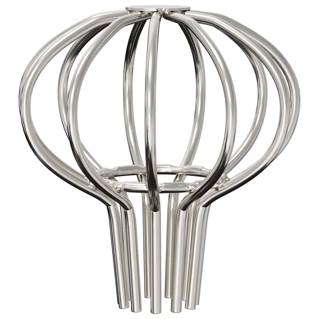 vidaXL Dachrinnenblattschutz 2 pcs Silber 50 mm Edelstahl