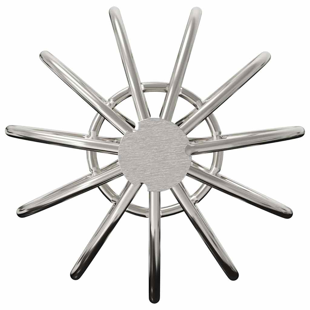 vidaXL Dachrinnenblattschutz 2 pcs Silber 50 mm Edelstahl