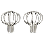 vidaXL Dachrinnenblattschutz 2 pcs Silber 50 mm Edelstahl