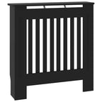 vidaXL Heizkörperabdeckung Schwarz 78 x 19 x 81,5 cm Holzwerkstoff