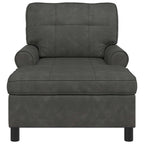 vidaXL Lounge-Liege mit Kissen Schwarz 91 x 157 x 91 cm Kunstleder