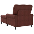 vidaXL Lounge-Liege Glänzendes Braun 91 x 157 x 91 cm Kunstleder