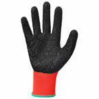 vidaXL Arbeitshandschuhe 12 pcs Rot und Schwarz 11 / XXL