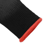 vidaXL Arbeitshandschuhe 24 pcs Schwarz 7 / S Polyester